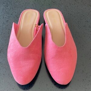 Old Navy Pink Suede Women's Mules